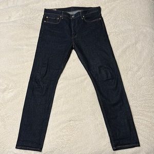 Levi’s 510 36x32 Dark denim stretch blue jeans Punk Oi! Rockabilly Skate